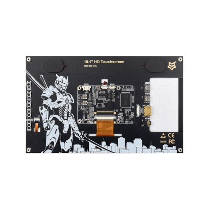 10.1 英寸高清电容触摸 IPS 显示屏