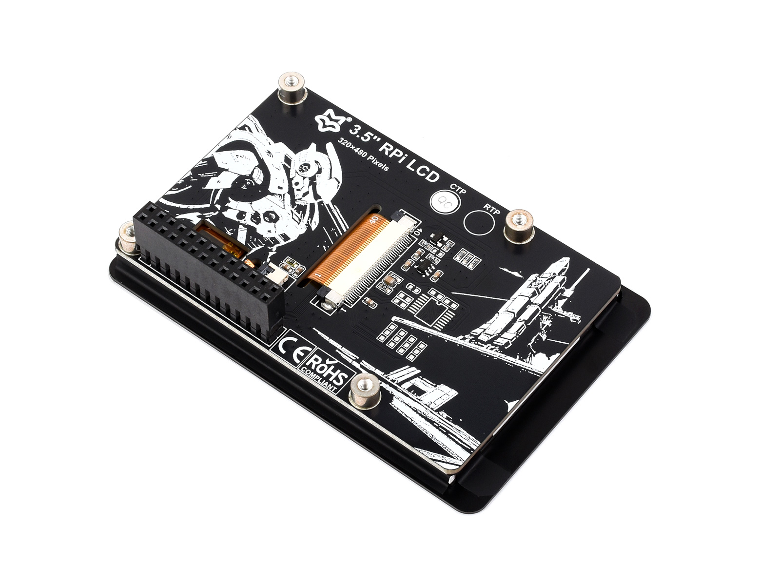 3.5 英寸树莓派 IPS 电容屏