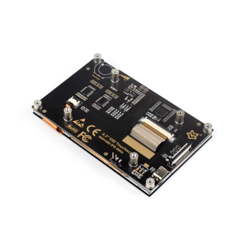 4.3 英寸 DSI 免驱直连 IPS 电容触摸显示屏