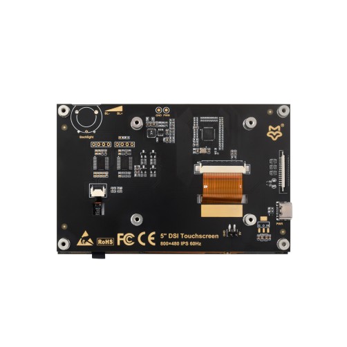 5 英寸 DSI 免驱直连 IPS 触摸显示屏