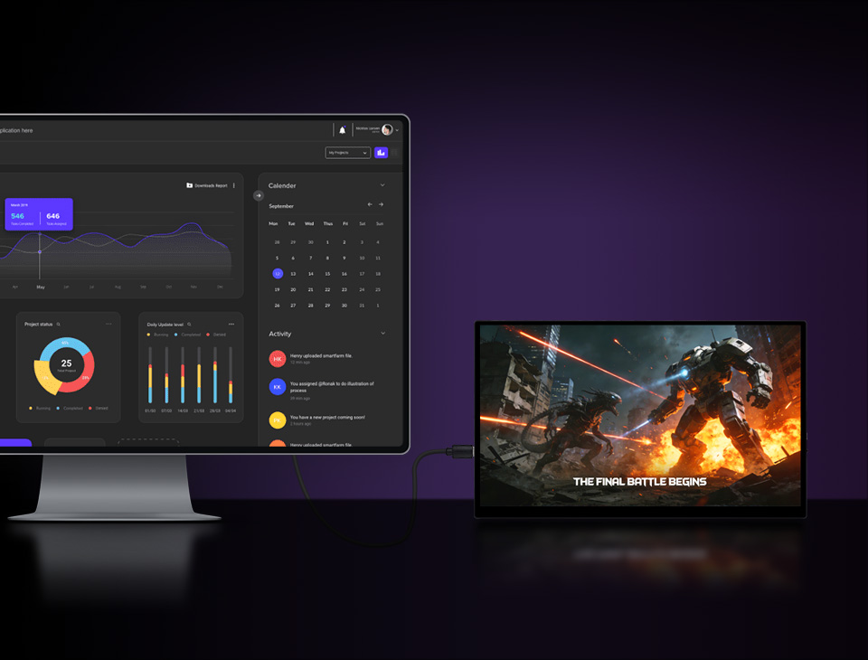 电脑分屏 协同处理