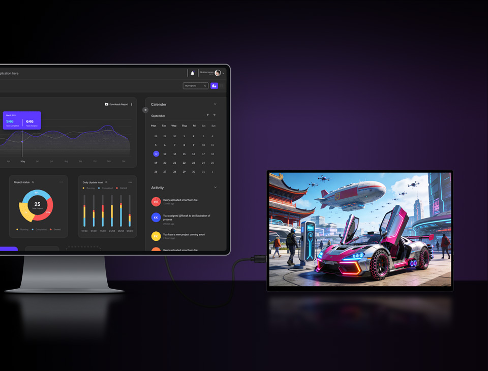 电脑分屏 协同处理