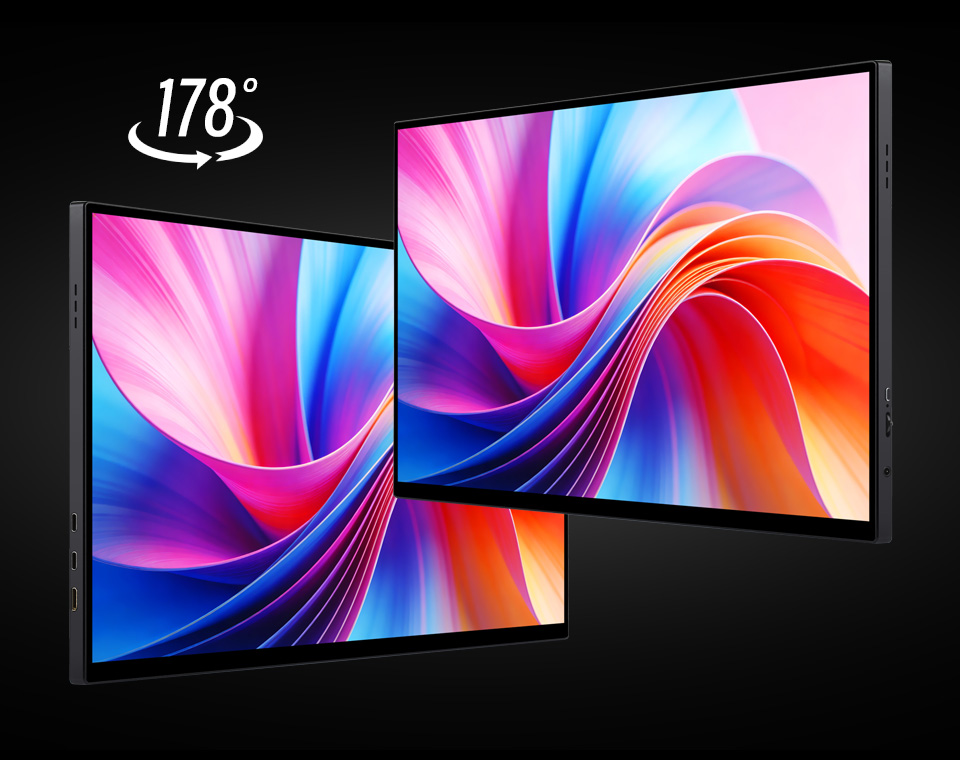 IPS 广视角 高色域显示