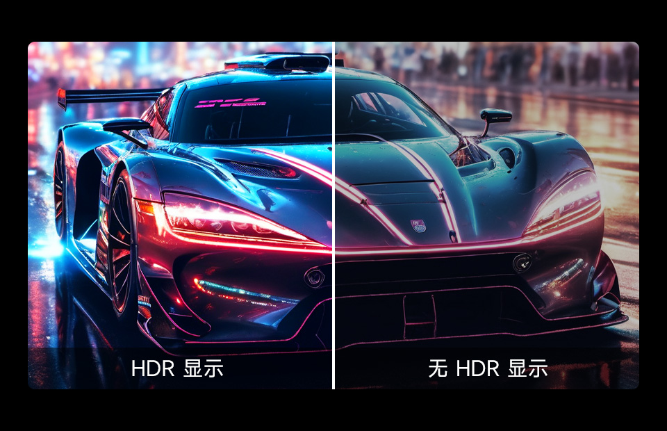 18.5 英寸 4K 便携式显示器 HDR真彩画质 自然过渡 雾面屏幕