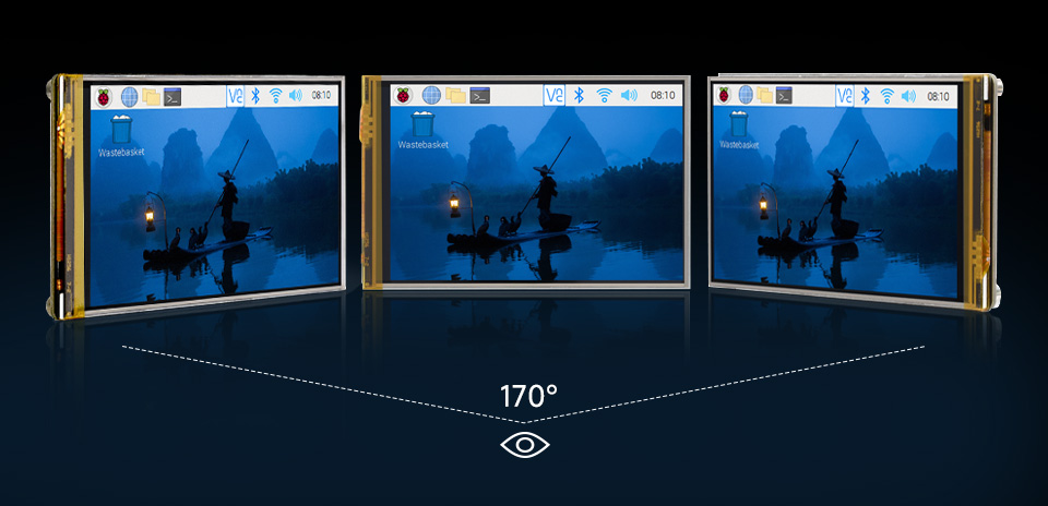 3.5 英寸触摸 LCD 扩展板载背面,介绍板载电平转换芯片