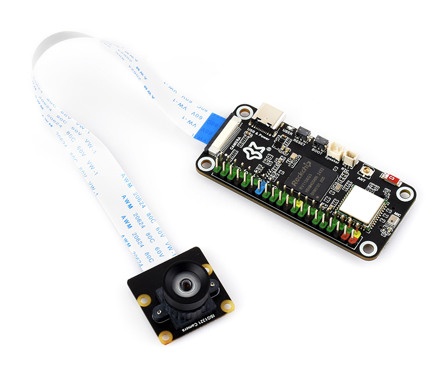 138 万像素黑白全局快门
摄像头模块支持接入 Luckfox Pico Zero