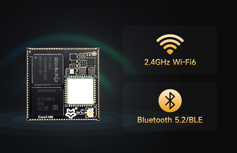 Core1106系列的WI-FI6功能和蓝牙功能