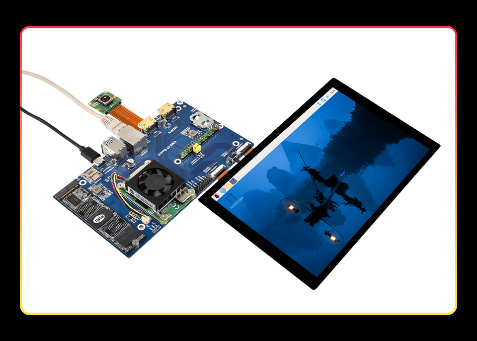 树莓派 Compute Module 5 计算模块接入树莓派使用示例