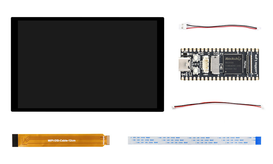 Luckfox Lyra (无排针版) 屏幕套餐配置清单
