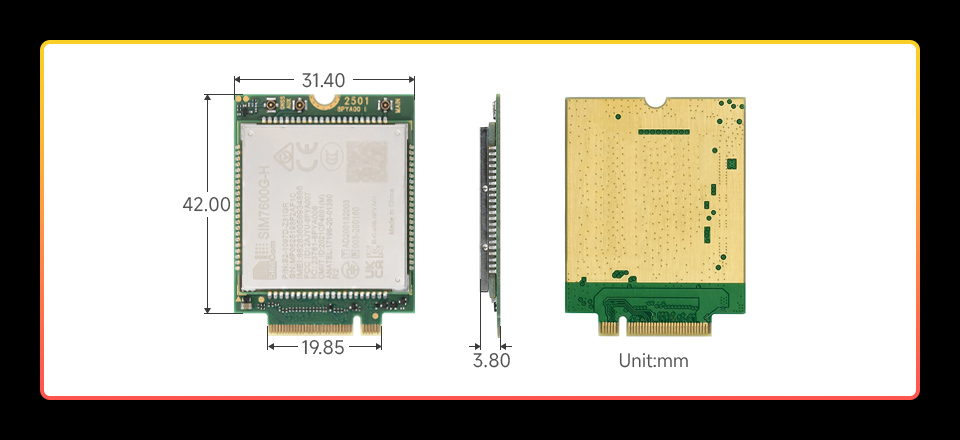 Luckfox Lyra Pi可接入SIM7600G-H-M.2 LTE 模块