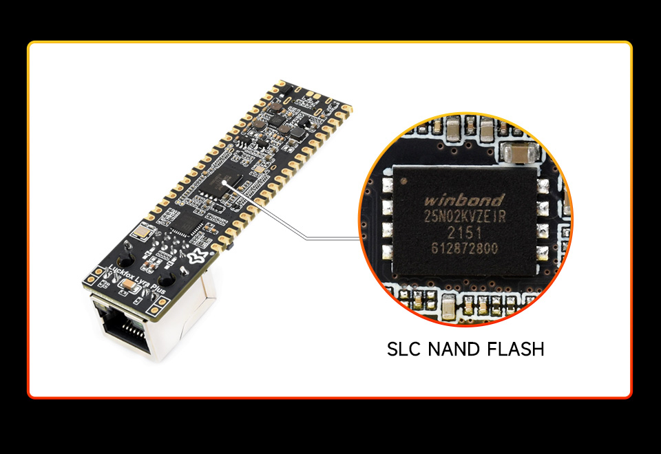 Luckfox Lyra Plus 搭载 SLC NAND FLASH